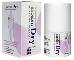 Антиперспирант Excelen Dry Вумен для женщин ролл-он длительного действия роликовый 50 мл