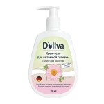 Крем-гель для интимной гигиены, D'oliva (Долива) 300 мл арт. 801010101 с молочной кислотой флакон с дозатором-помпой