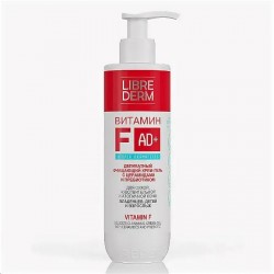 Крем-гель для тела Librederm Витамин Ф деликатный очищающий с церамидами и пребиотиком 250 мл