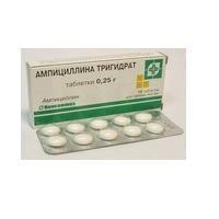 Ампициллина тригидрат табл. 250 мг 20 шт.