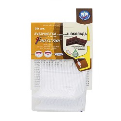 Зубочистка с нитью шоколад 10 шт.